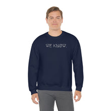 Load image into Gallery viewer, WE KNØW. UNISEX CREWNECK