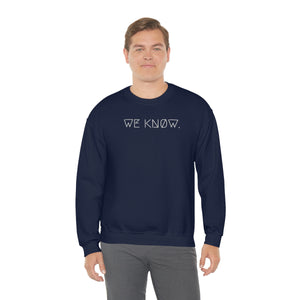 WE KNØW. UNISEX CREWNECK