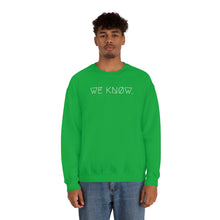 Load image into Gallery viewer, WE KNØW. UNISEX CREWNECK