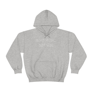 MAKE MUSIC, NØT WAR UNISEX HOODIE