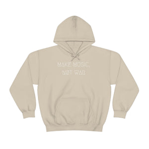 MAKE MUSIC, NØT WAR UNISEX HOODIE