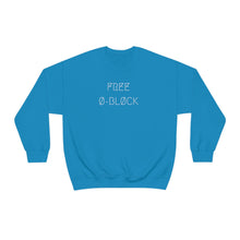 Load image into Gallery viewer, FREE Ø-BLØCK UNISEX CREWNECK 2