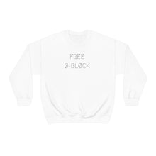 Load image into Gallery viewer, FREE Ø-BLØCK UNISEX CREWNECK 2