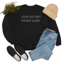 Load image into Gallery viewer, LEAVE BRITTNEY ALØNE UNISEX CREWNECK