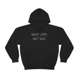 MAKE LØVE, NØT WAR UNISEX HOODIE