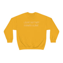 Load image into Gallery viewer, LEAVE BRITTNEY ALØNE UNISEX CREWNECK