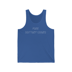 FREE BRITTNEY GRINER UNISEX JERSEY TANK