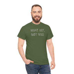 MAKE ART, NØT WAR UNISEX TEE