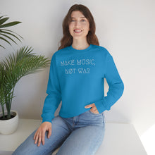 Load image into Gallery viewer, MAKE MUSIC, NØT WAR UNISEX CREWNECK