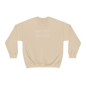 MAKE ØUT, NØT WAR UNISEX CREWNECK