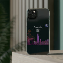 Load image into Gallery viewer, ANØMALY CLEAR CASE (W QR CØDE)