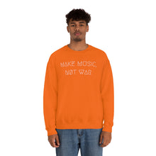 Load image into Gallery viewer, MAKE MUSIC, NØT WAR UNISEX CREWNECK