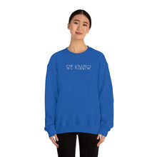 Load image into Gallery viewer, WE KNØW. UNISEX CREWNECK