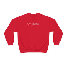 Load image into Gallery viewer, WE KNØW. UNISEX CREWNECK