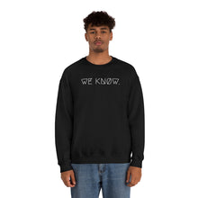 Load image into Gallery viewer, WE KNØW. UNISEX CREWNECK