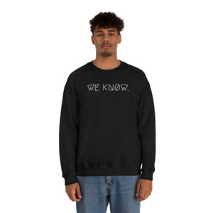 WE KNØW. UNISEX CREWNECK