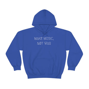 MAKE MUSIC, NØT WAR UNISEX HOODIE