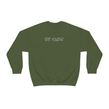 Load image into Gallery viewer, WE KNØW. UNISEX CREWNECK