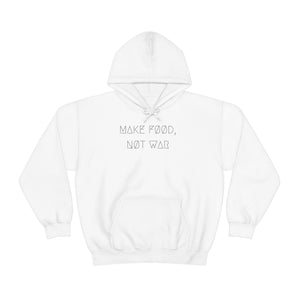 MAKE FØØD, NØT WAR UNISEX HOODIE