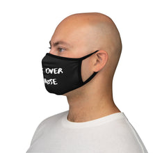 Load image into Gallery viewer, OVER YOUR NØSE POLYESTER MASK IN BLACK