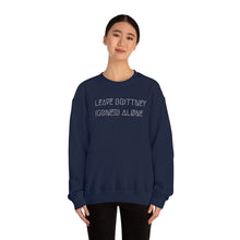 Load image into Gallery viewer, LEAVE BRITTNEY ALØNE UNISEX CREWNECK