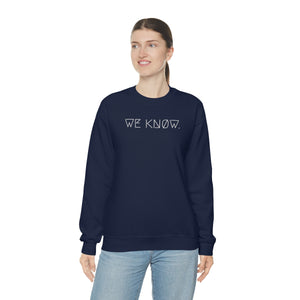 WE KNØW. UNISEX CREWNECK