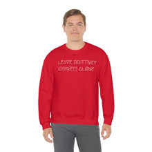 Load image into Gallery viewer, LEAVE BRITTNEY ALØNE UNISEX CREWNECK