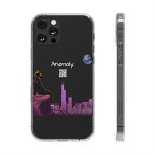 Load image into Gallery viewer, ANØMALY CLEAR CASE (W QR CØDE)