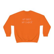 Load image into Gallery viewer, MY BØDY, MY CHØICE UNISEX CREWNECK