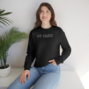 WE KNØW. UNISEX CREWNECK