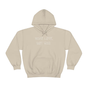 MAKE LØVE, NØT WAR UNISEX HOODIE