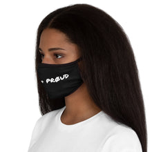 Load image into Gallery viewer, BLACK &amp; PRØUD POLYESTER FACE MASK