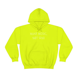 MAKE MUSIC, NØT WAR UNISEX HOODIE