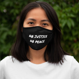 NØ JUSTICE NØ PEACE FACE MASK